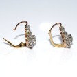 Antique jewelry - Dormeuses Daisy Diamond Earrings