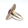 Antique jewelry - Antique Marquise Ruby and Diamond Ring
