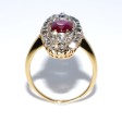 Antique jewelry - Antique Marquise Ruby and Diamond Ring