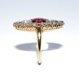 Antique jewelry - Antique Marquise Ruby and Diamond Ring