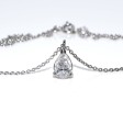Antique jewelry - Diamond Pear Pendant
