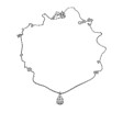 Antique jewelry - Diamond Pear Pendant