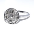 Antique jewelry - Diamond Art Deco Cluster Ring