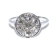 Antique jewelry - Diamond Art Deco Cluster Ring
