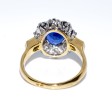 Engagement rings - Diamond and Sapphire Pompadour Ring
