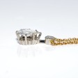 Antique jewelry - Pear-cut Diamond Pendant