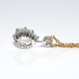 Antique jewelry - Pear-cut Diamond Pendant
