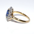Engagement rings - Diamond and Sapphire Pompadour Ring