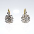 Antique jewelry - Dormeuses Daisy Diamond Earrings