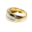 Engagement rings - Baguette Cut Diamond Half Band Ring