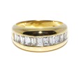 Engagement rings - Baguette Cut Diamond Half Band Ring