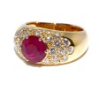 Recent jewelry - Ruby and Diamond Pave Ring