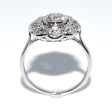 Antique jewelry - Diamond Art Deco Cluster Ring