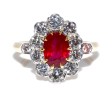 Engagement rings - Pompadour Ruby Ring