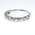 Engagement rings - Brilliant Cut Diamond Half Band Ring