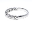 Engagement rings - Brilliant Cut Diamond Half Band Ring