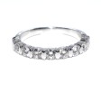 Engagement rings - Brilliant Cut Diamond Half Band Ring