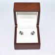 Antique jewelry - Diamond and Sapphire Vintage Earrings