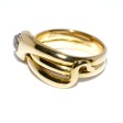 Antique jewelry - Gold and Diamond Snake Ring