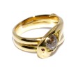 Antique jewelry - Gold and Diamond Snake Ring
