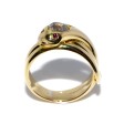 Antique jewelry - Gold and Diamond Snake Ring