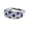 Engagement rings - Diamond and Sapphire Ring