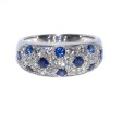 Engagement rings - Diamond and Sapphire Ring
