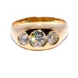 Antique jewelry - Gold and Diamond Trilogy Ring