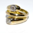 Antique jewelry - Gold and Diamond Snake Ring