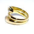 Antique jewelry - Gold and Diamond Snake Ring