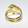 Antique jewelry - Gold and Diamond Snake Ring