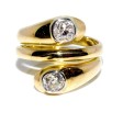 Antique jewelry - Gold and Diamond Snake Ring
