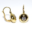 Antique jewelry - Dormeuses Diamond Earrings