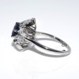 Engagement rings - Diamond and Sapphire Cluster Ring
