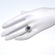 Engagement rings - Diamond and Sapphire Cluster Ring