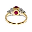 Engagement rings - Burmese Ruby and Diamond Ring