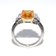 Engagement rings - Yellow Sapphire and Diamond Ring 