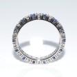 Engagement rings - Diamond and Sapphire Eternity Ring