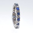 Engagement rings - Diamond and Sapphire Eternity Ring