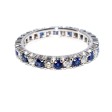 Engagement rings - Diamond and Sapphire Eternity Ring