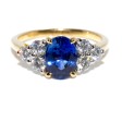 Engagement rings - Sapphire and Diamond Ring