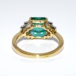 Engagement rings - Emerald and Diamond Ring