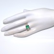 Engagement rings - Emerald and Diamond Ring