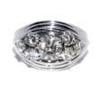 Antique jewelry - Diamond Vintage Dome Ring