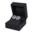 Antique jewelry - Chalcedony and Diamond Earrings