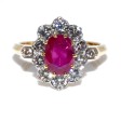 Engagement rings - Pompadour Ruby Ring