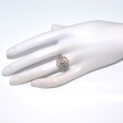 Antique jewelry - Flower Diamond and Natural Pearl Ring