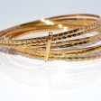 Antique jewelry - Vintage 7 Bands Bangles Bracelet