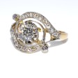 Antique jewelry - Tourbillon Diamond Ring 