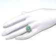 Engagement rings - Emerald and Diamond Ring